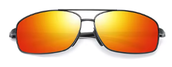 EMRIM Polarized Sports Sunglasses – Orange-Tinted UV400 Lens for Fishing, Driving & Outdoor Adventures