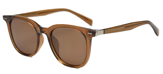 EMRIM - Brown Square Frame Polarized Sunglasses – Timeless Style & Ultimate Protection