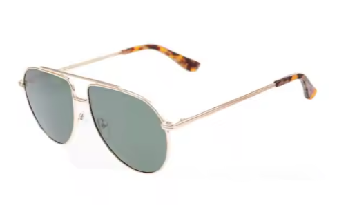 EMRIM Luxury UV400 Polarized Pilot Sunglasses – Metal Frame with Tortoiseshell Accents