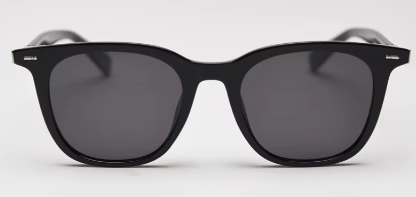 EMRIM Black Square Frame Polarized Sunglasses – Trendy Sunglasses for Fashionable Men and Women
