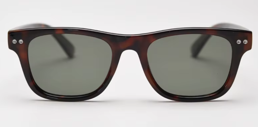 EMRIM - Tortoise Shell Luxury TR90 Polarized Sunglasses | UV400 Protection | Unisex Square Shades